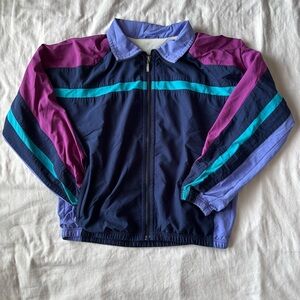 Colorful Vintage Windbreaker